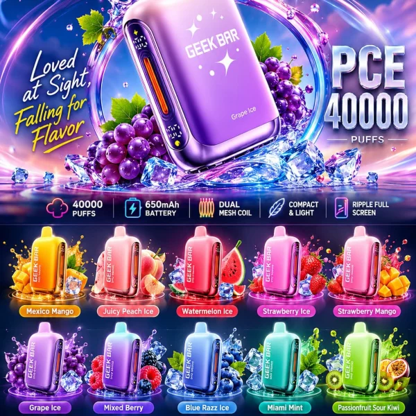 Geek Bar Pulse PCE 40000 Puffs Disposable Vape