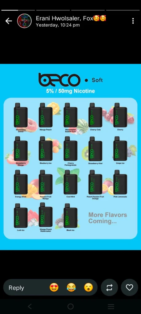 BECO Soft 6000 Puffs Disposable Vape