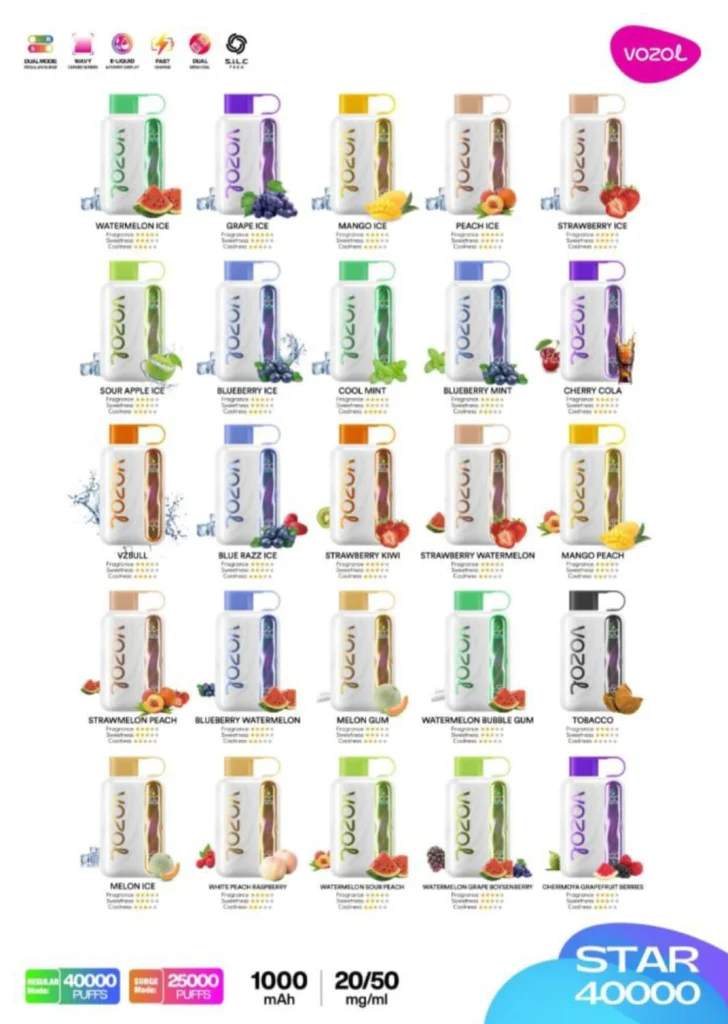 Vozol Star 40000 Puffs Disposable Vape
