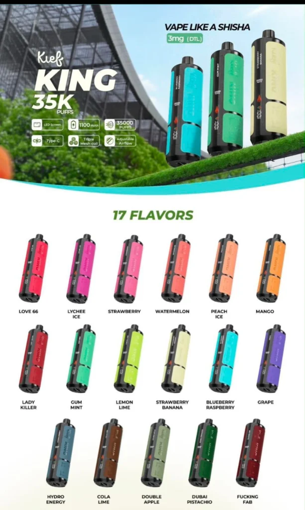 Kief King 35000 Puffs Shisha Vape