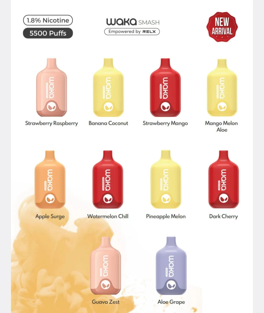 Waka Smash 5500 Puffs Disposable Vape