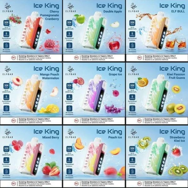 Elf Bar Ice King 30000 Puffs Disposable Vape