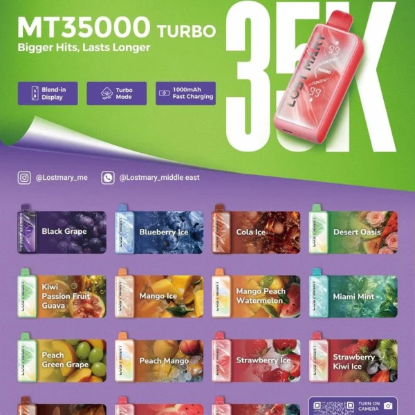 Lost Mary MT35000 Turbo Disposable Vape