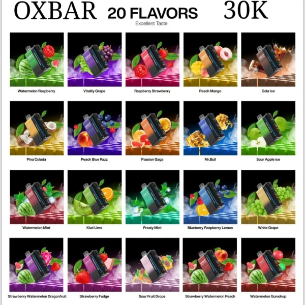 Ox Bar 30000 Puffs Disposable Vape