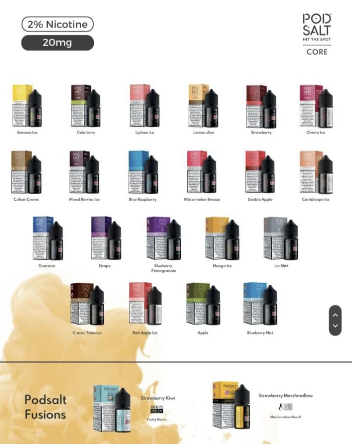 Pod Salt Core E-Liquid 30ml