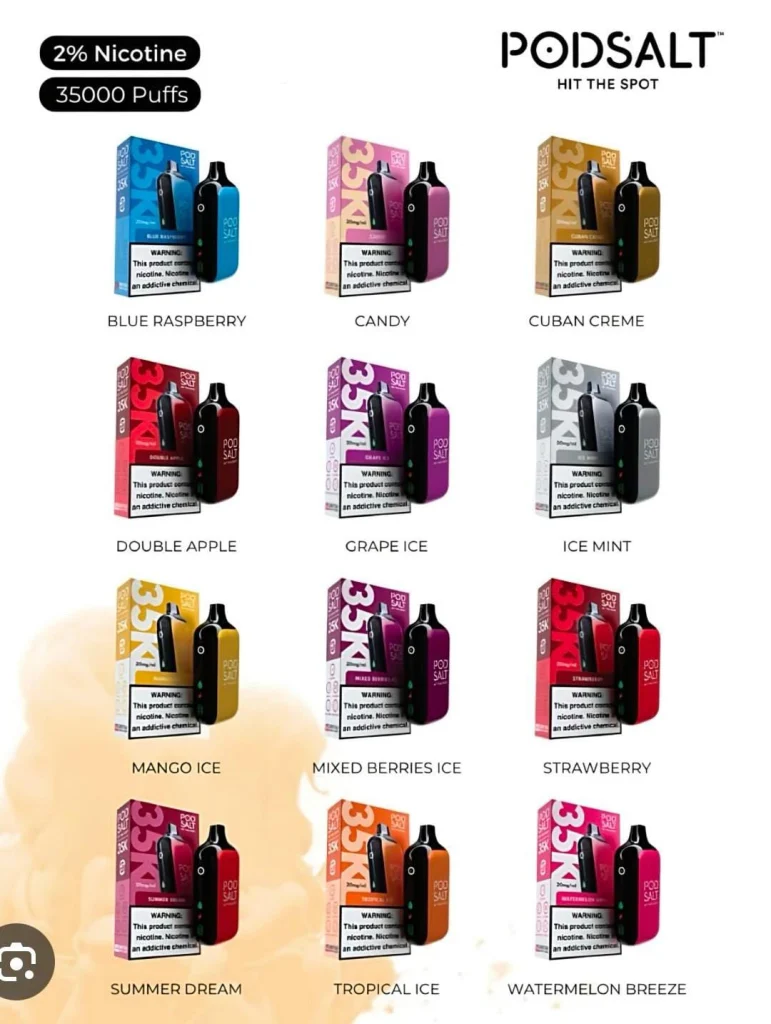 Pod Salt 15000 Puffs Disposable Vape